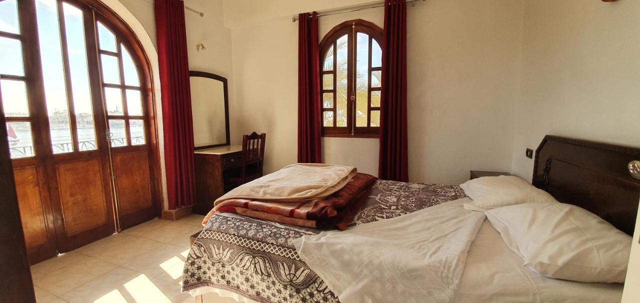 Nile View Panoramique And Garden West Bank Apartment Luxor Bagian luar foto