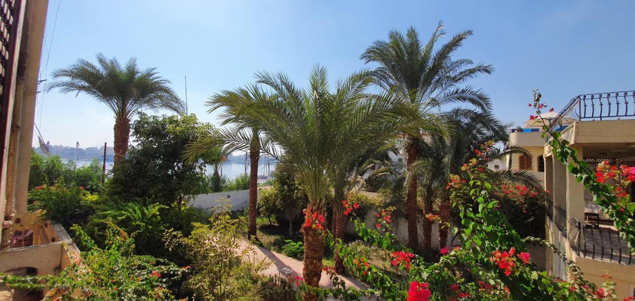 Nile View Panoramique And Garden West Bank Apartment Luxor Bagian luar foto